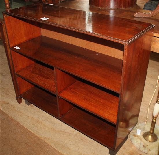 Rosewood open cabinet